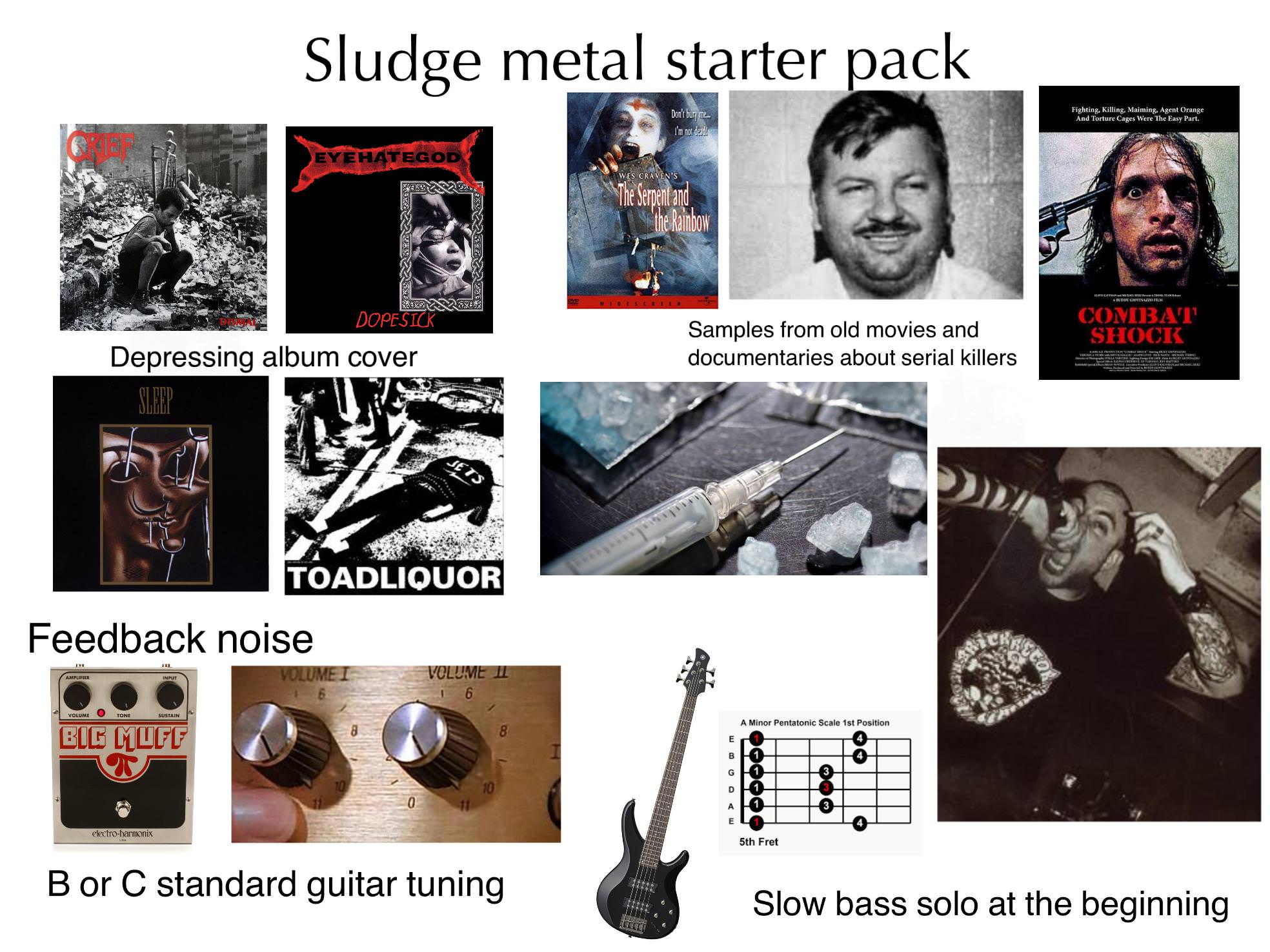 Sludge metal starter pack